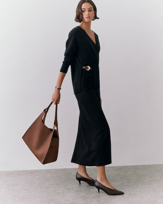 Oversized Double Loop Bag