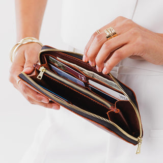 Accordion Zip Wallet